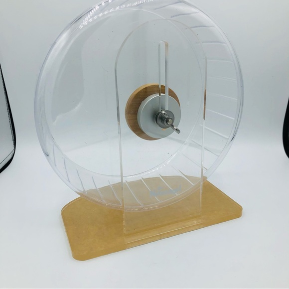 Big super silent hamster clear exercise running wheel quiet spinning - Picture 4 of 7